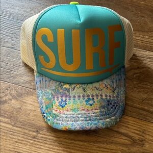 Natural Life Cream Mesh Trucker Hat